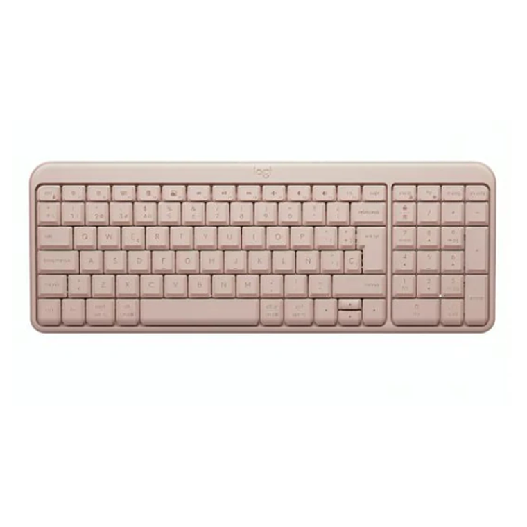 Teclado Logitech - Inalámbrico - Rose - K250 1