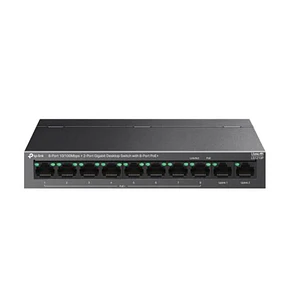 Switch 8 puertos PoE+ (10/100Mbps) y 2 puertos Gigabit - TP-Link 