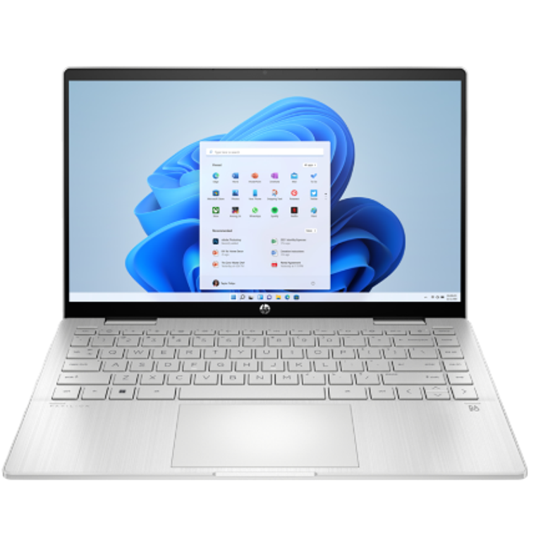 Notebook HP Pavilion X360 de 14“ (intel i5 1235U, 8GB Ram, 512GB SSD, Win11 Home) 1