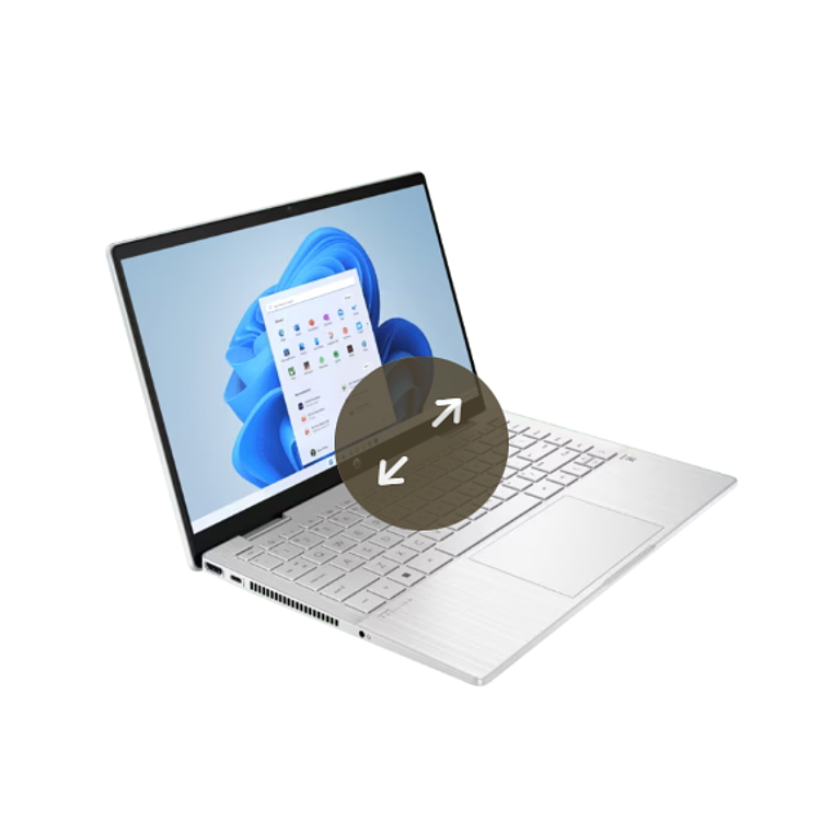 Notebook HP Pavilion X360 de 14“ (intel i5 1235U, 8GB Ram, 512GB SSD, Win11 Home) 4