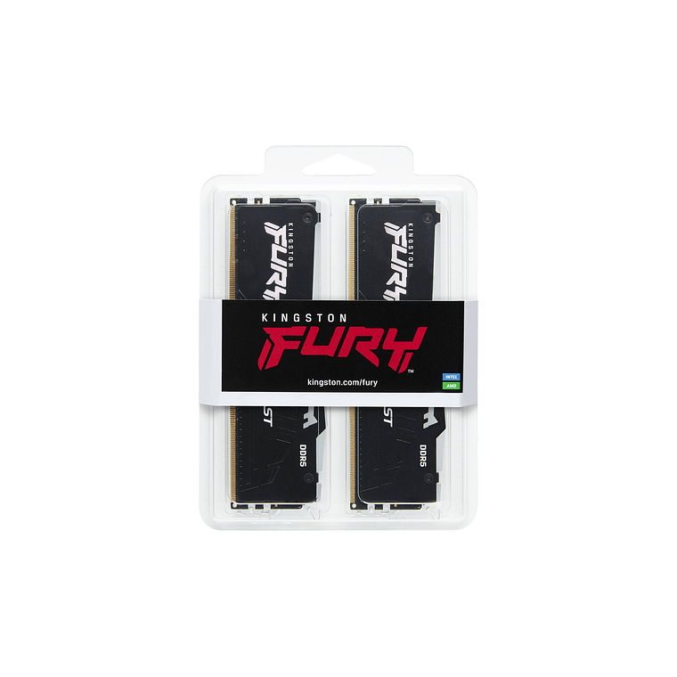 Memoria Ram 64GB DDR5 5600Mhz CL36 Dimm Kingston Fury (2x 32GB) 6