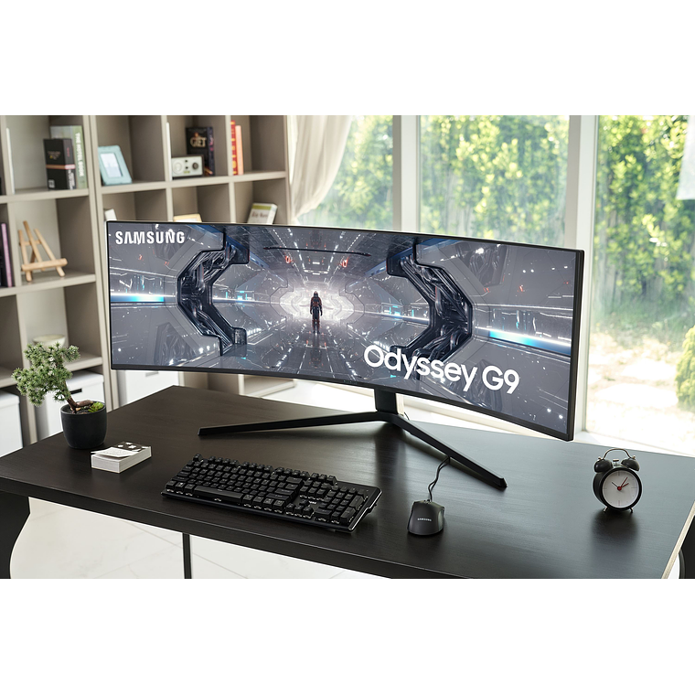 Monitor 49“ Gamer Samsung Odyssey G9, Dual QHD 240Hz Curvo con HDMI y DP 8