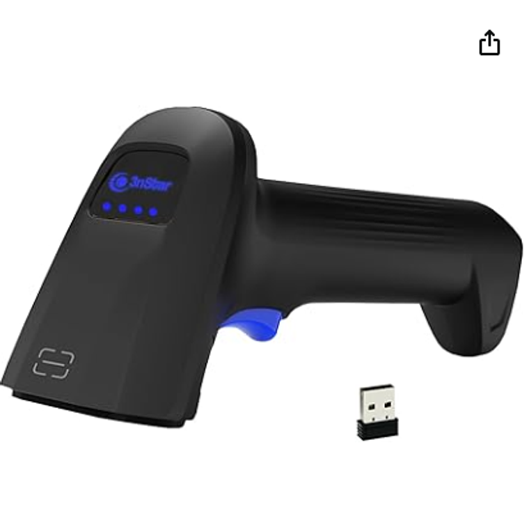 Escáner inalámbrico de código de barras portátil 3Nstar 3