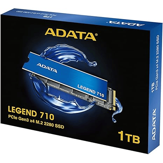 Disco duro 256GB SSD interno | ADATA Legend 710 (NVMe M.2, PCle 3.0, Hasta 2.400MB/s)