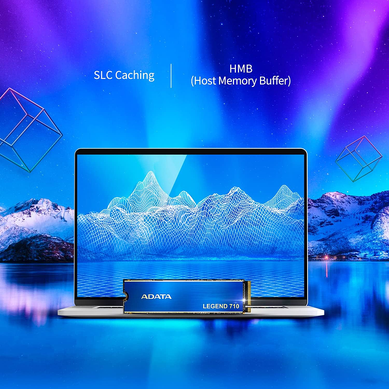 Disco duro 256GB SSD interno | ADATA Legend 710 (NVMe M.2, PCle 3.0, Hasta 2.400MB/s) 9