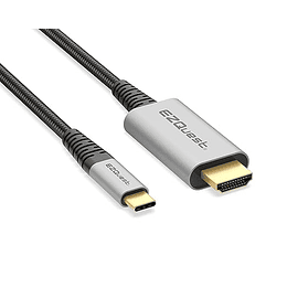 Cable USB-C a HDMI 4K 60Hz 2.2mts EZQuest X40019 DuraGuard