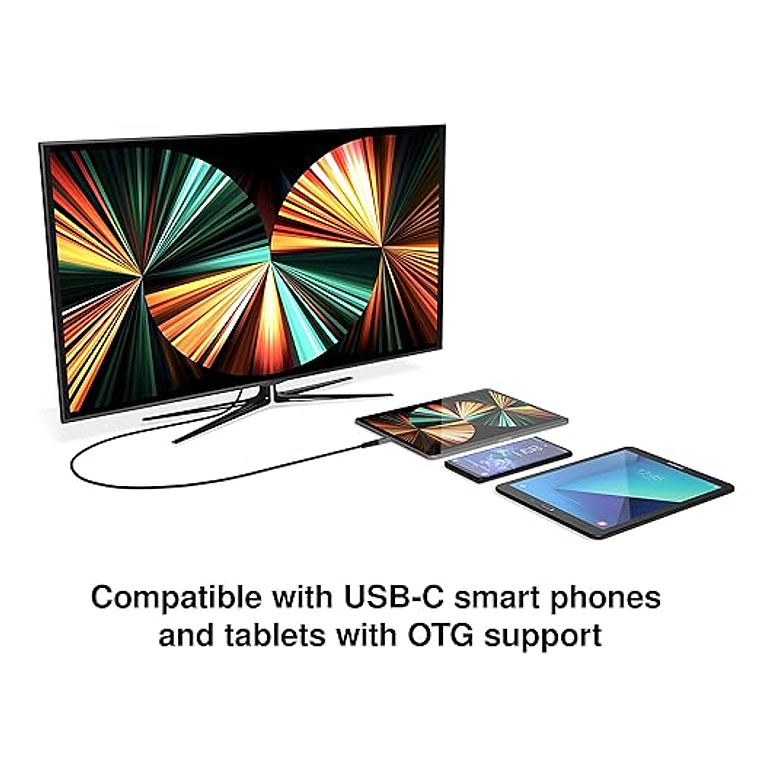 Cable USB-C a HDMI 4K 60Hz 2.2mts EZQuest X40019 DuraGuard 4