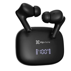 Audífonos Klip Xtreme EdgeBuds Ultra KTE-850 | TWS ANC Híbrida Bluetooth 5.4 26h Negro