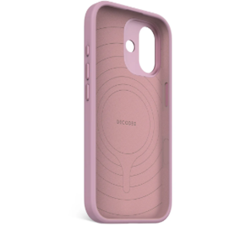Funda silicona antimicrobiana iPhone 17 Decoded rosado 2
