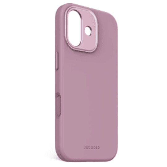 Funda silicona antimicrobiana iPhone 17 Decoded rosado