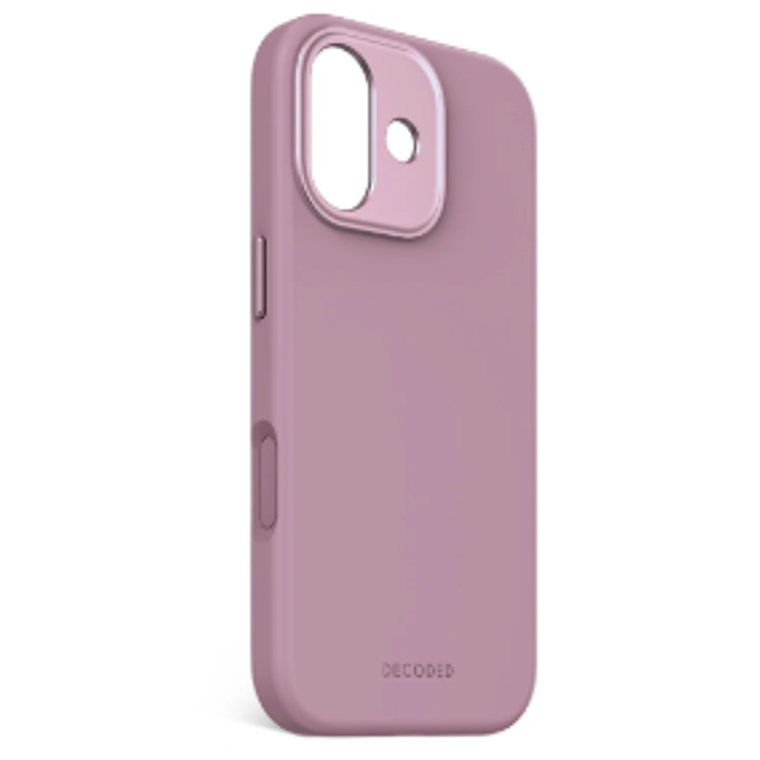 Funda silicona antimicrobiana iPhone 17 Decoded rosado 4