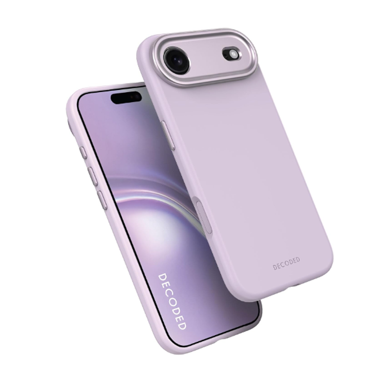 Funda silicona antimicrobiana iPhone 17 Air Decoded lavanda 1