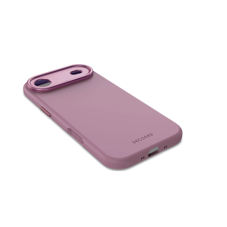 Funda silicona antimicrobiana iPhone 17 Air Decoded rosado 1
