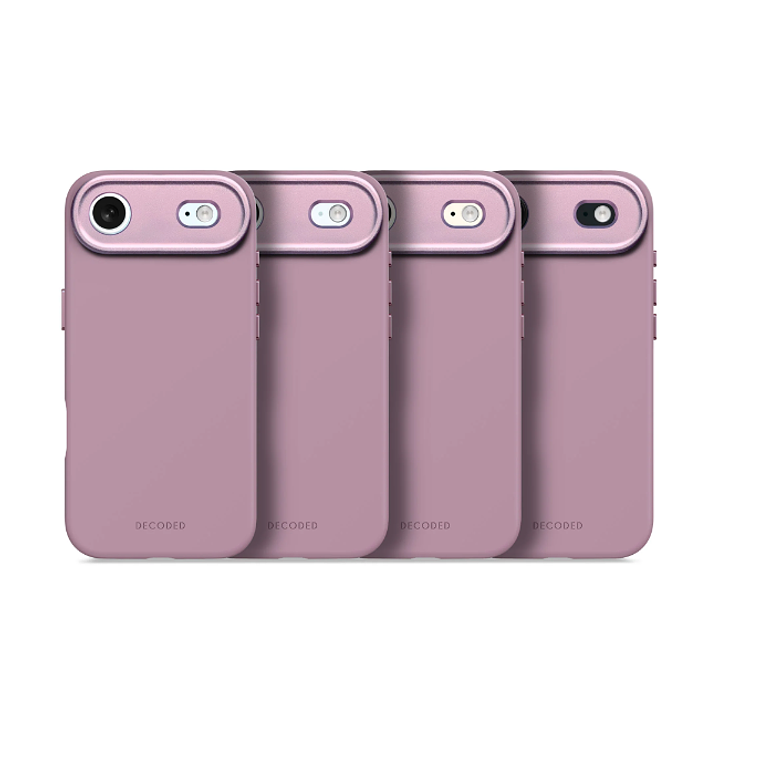 Funda silicona antimicrobiana iPhone 17 Air Decoded rosado 4