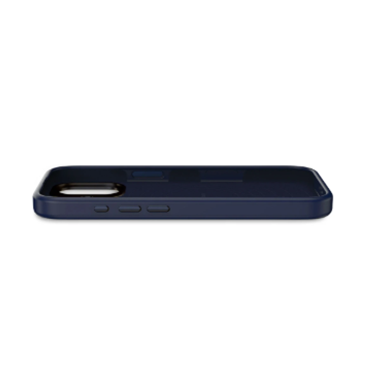 Funda silicona antimicrobiana iPhone 17 Decoded azul marino 5