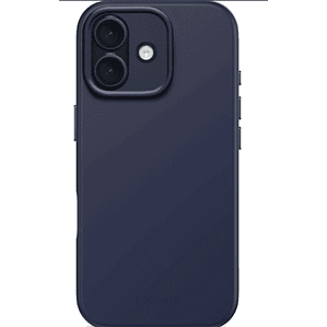 Funda silicona antimicrobiana iPhone 17 Decoded azul marino