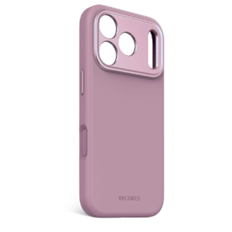 Funda silicona antimicrobiana iPhone 17 Pro Decoded rosado    3
