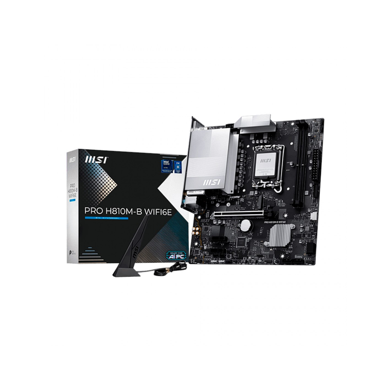 Placa madre MSI PRO H810M-B WIFI6E (LGA 1851, DDR5 6400MT/s) 1