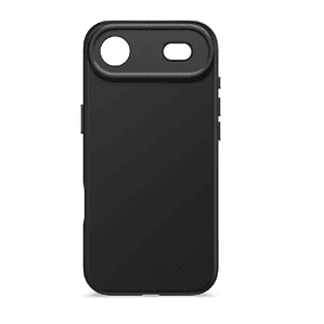 Funda silicona antimicrobiana iPhone 17 Air Decoded negro phantom