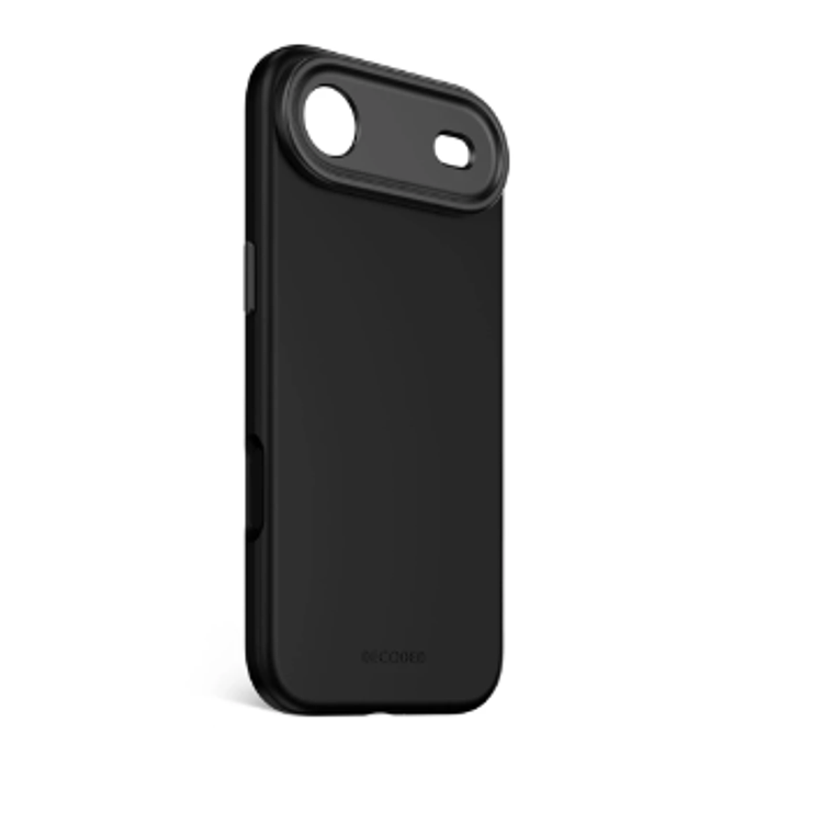 Funda silicona antimicrobiana iPhone 17 Air Decoded negro phantom 2