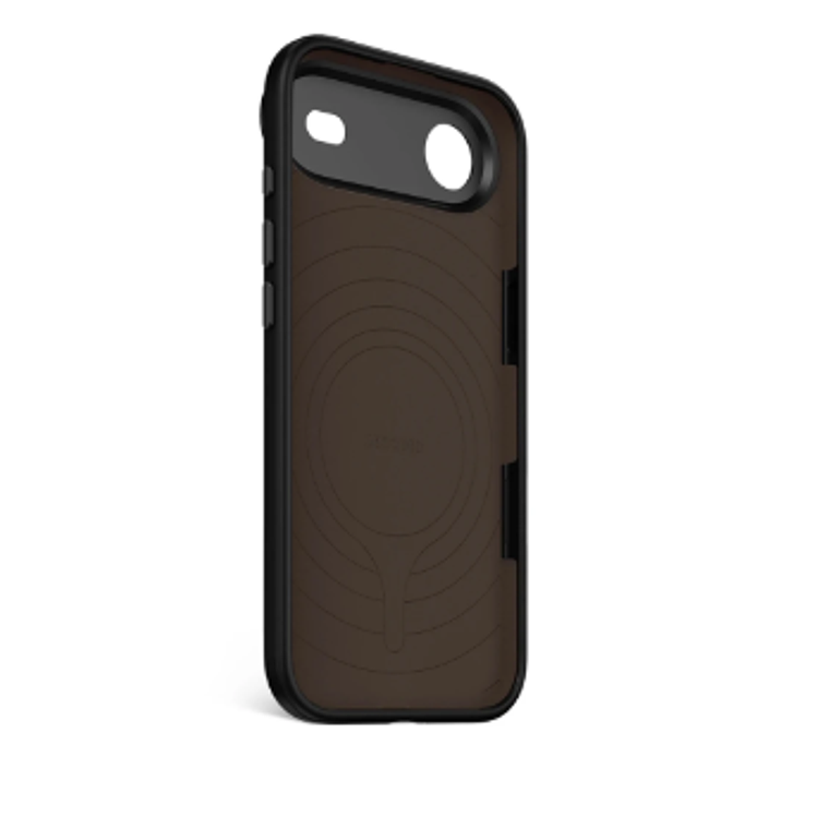 Funda silicona antimicrobiana iPhone 17 Air Decoded negro phantom 3