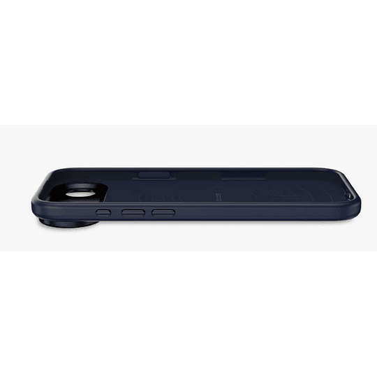 Funda silicona antimicrobiana iPhone 17 Air Decoded azul navy