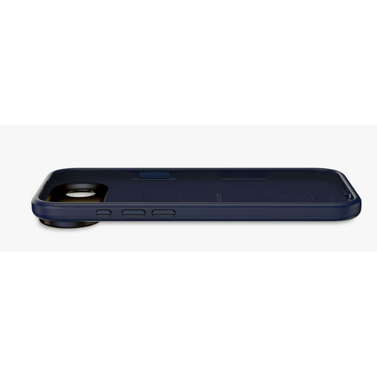 Funda silicona antimicrobiana iPhone 17 Air Decoded azul navy 1