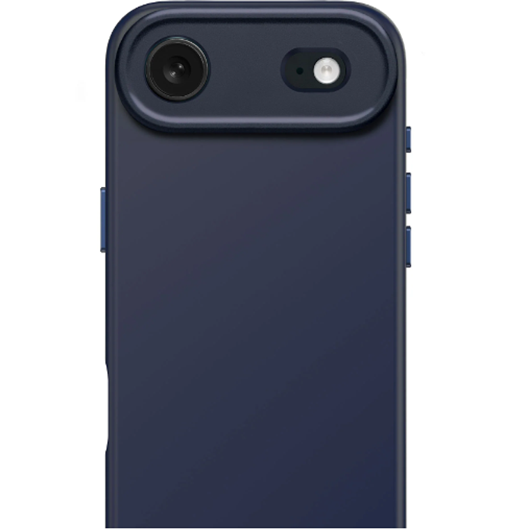 Funda silicona antimicrobiana iPhone 17 Air Decoded azul navy 3