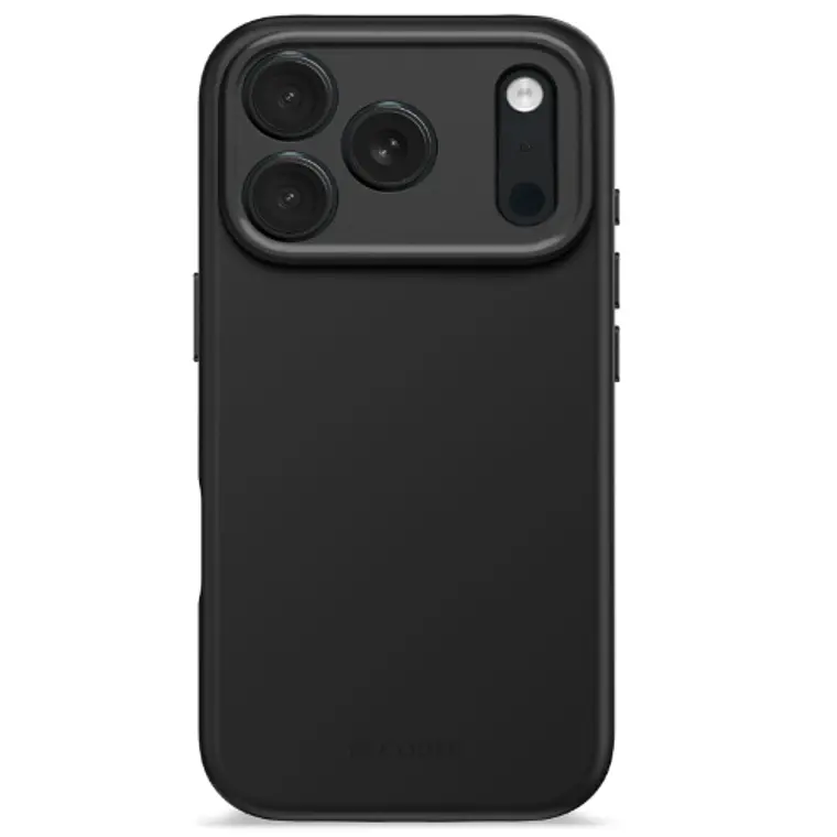 Funda silicona antimicrobiana iPhone 17 Pro Decoded negro phantom 2