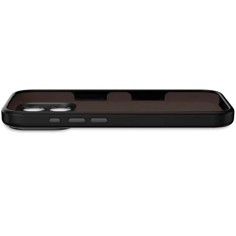 Funda silicona antimicrobiana iPhone 17 Pro Decoded negro phantom 5