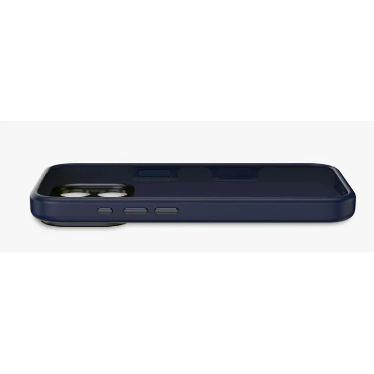 Funda silicona antimicrobiana iPhone 17 Pro Decoded azul marino 5