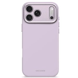 Funda silicona antimicrobiana iPhone 17 Pro Max Decoded lavanda