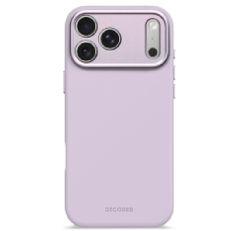 Funda silicona antimicrobiana iPhone 17 Pro Max Decoded lavanda 1
