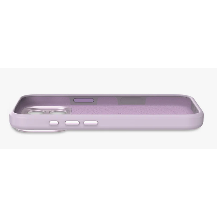 Funda silicona antimicrobiana iPhone 17 Pro Max Decoded lavanda 3