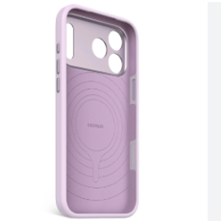 Funda silicona antimicrobiana iPhone 17 Pro Max Decoded lavanda 4