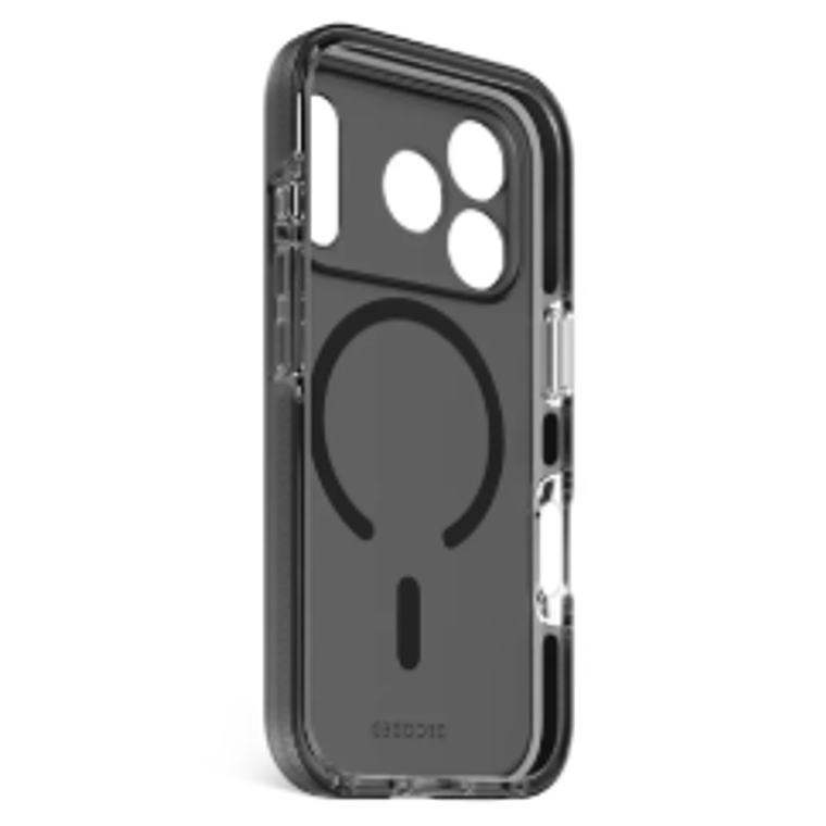 Funda transparente DropTec iPhone 17 Pro Max Decoded negro esmerilado 1
