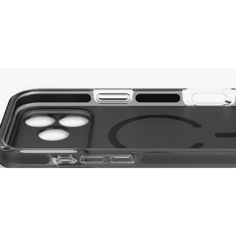 Funda transparente DropTec iPhone 17 Pro Max Decoded negro esmerilado 6