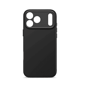 Funda silicona antimicrobiana iPhone 17 Pro Max Decoded negro phantom