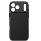 Funda silicona antimicrobiana iPhone 17 Pro Max Decoded negro phantom - Miniatura 1