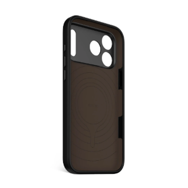 Funda silicona antimicrobiana iPhone 17 Pro Max Decoded negro phantom 3