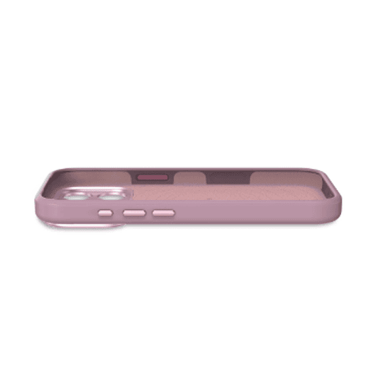 Funda silicona antimicrobiana iPhone 17 Pro Max Decoded rosado