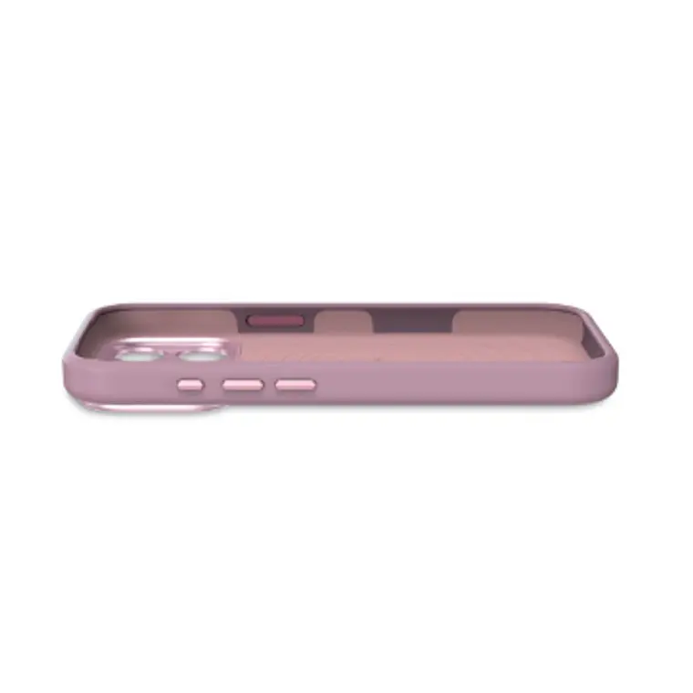 Funda silicona antimicrobiana iPhone 17 Pro Max Decoded rosado 4