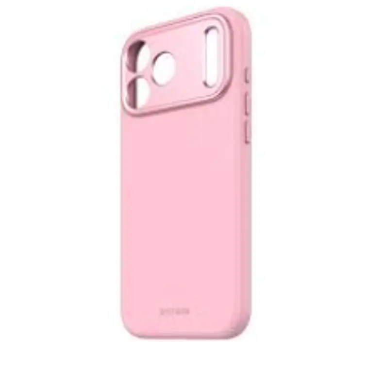 Funda silicona antimicrobiana iPhone 17 Pro Max Decoded rosado 5