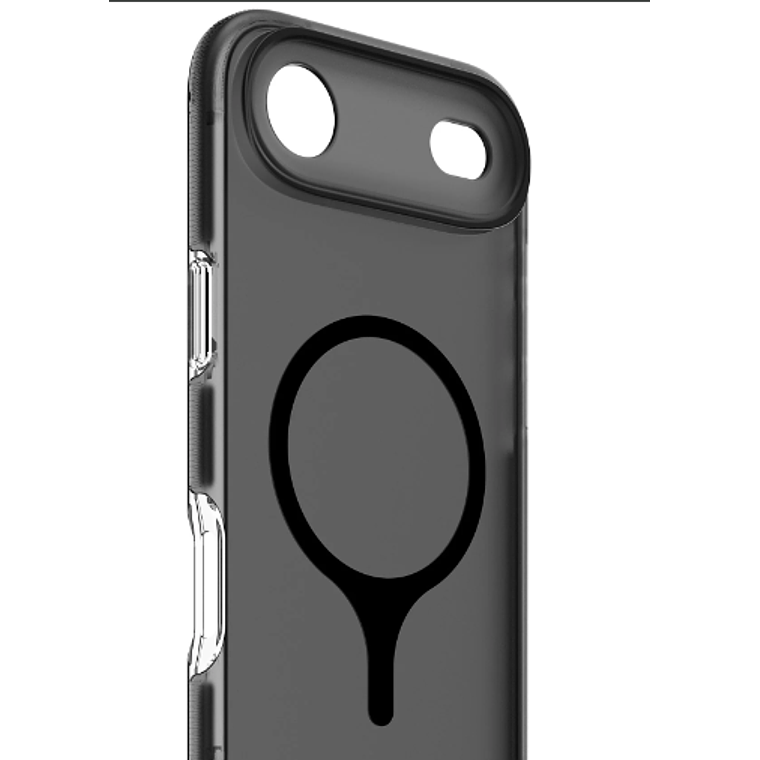 Funda transparente DropTec iPhone 17 Air Decoded negro esmerilado 6