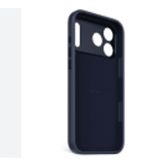 Funda silicona antimicrobiana iPhone 17 Pro Max Decoded azul marino
