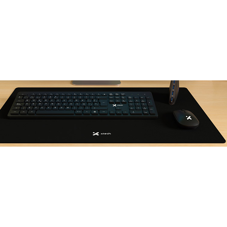 Teclado y Mouse inalámbrico, MousePad Xtech  1