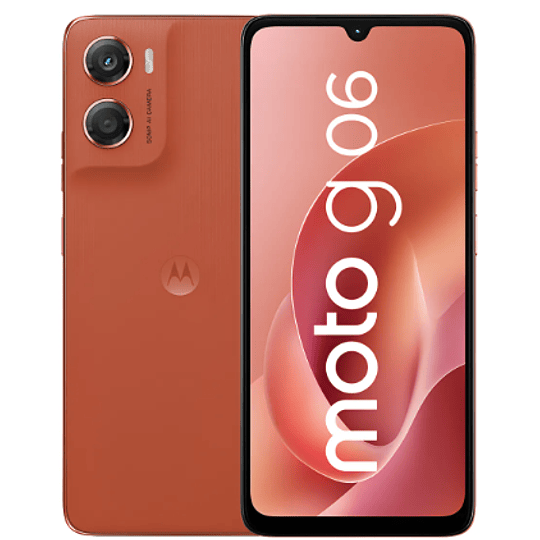 Smartphone Motorola Moto G06 (4GB + 256GB) - Orange