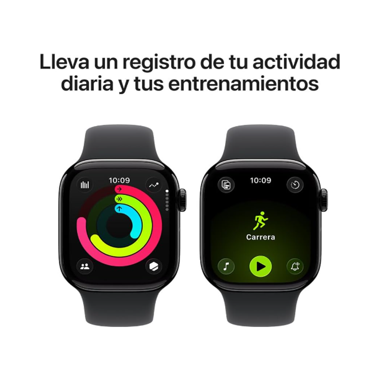 Apple Watch Series 11 GPS 42mm Alumino Jet black banda Black Sport S/M 3