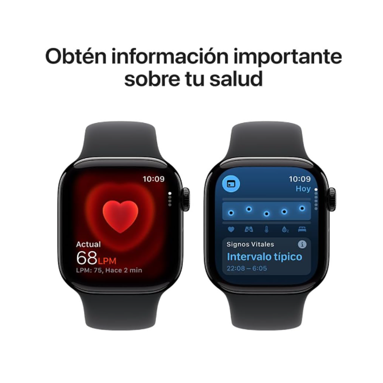 Apple Watch Series 11 GPS 42mm Alumino Jet black banda Black Sport S/M 4