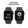 Apple Watch SE 3 GPS 44mm Aluminio medianoche banda medianoche Sport M/L